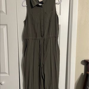 Olive green jumpsuit